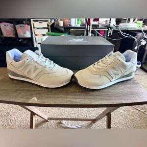 New Balance Cream Sneakers